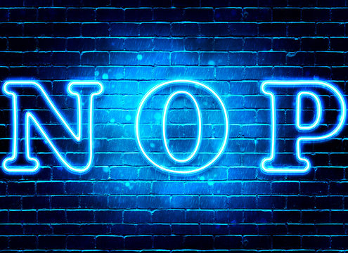 Blue Neon NOP