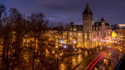 Fototapeta na wymiar City of Utrecht in the Netherlands at night