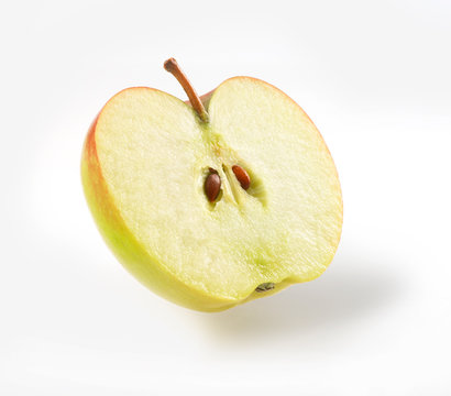 Apfel halb
