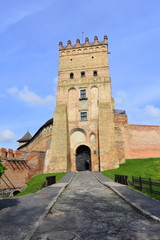 Fototapeta na wymiar Zamek w Łucku na Ukrainie 