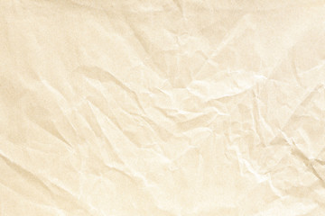 Old Crumpled brown paper texture