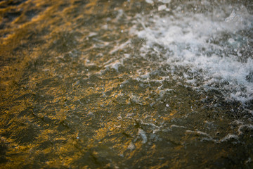 water in river