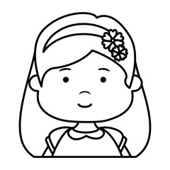 little girl first communion character
