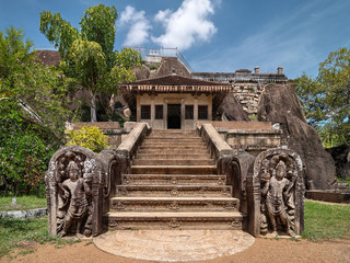 Isurumuniya temple in Anuradhapura, Sri Lanka - 269241359