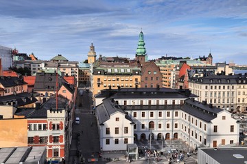 Naklejka na ściany i meble Sodermalm Stockholm