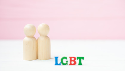 Human rights of LGBT campaign concept. 