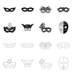 Vector design of luxury and celebration logo. Set of luxury and hide  stock vector illustration.