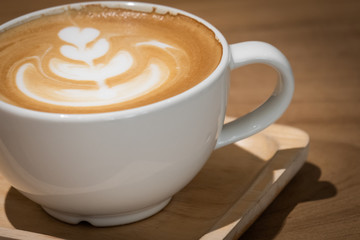 Latte arts coffe