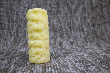 Roller corn snack, snack from corn product