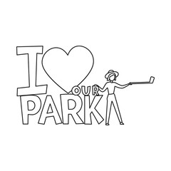 Vector illustration of scenery and landmark sign. Collection of scenery and happy stock vector illustration.