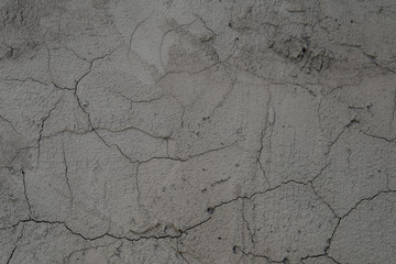 Crack cement wall for background texture, Detail of broken concrete wall