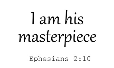 Christian quote, Typography for print or use as poster, flyer or T shirt