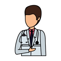 professional doctor avatar character