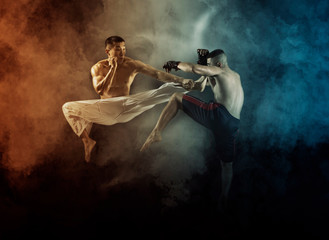 MMA boxers fighters fight in fights without rules