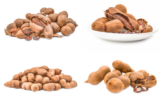 Set of Tamarinde on a white background
