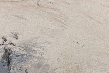 Sea sand and blue ink color patterns