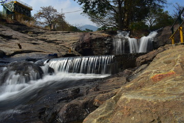 Fototapeta na wymiar Ever Lasting Kumbakarai Falls