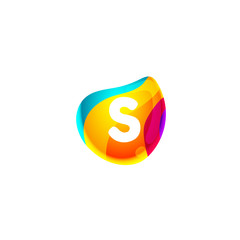 S Letter alphabet logo template