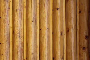 Wooden balls natural background. Wooden yellow  background.