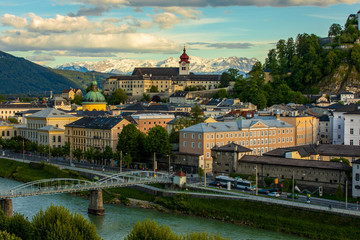 View to Salzburg Skyline from, Austria