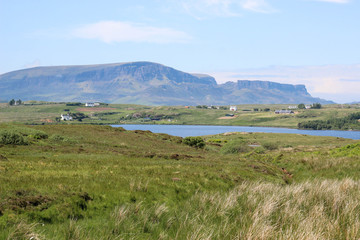 Fototapeta na wymiar Isle of Skye coastline and countryside