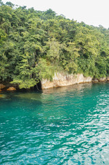 The islands in Paraty, Rio de Janeiro, Brazil