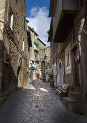 Fototapeta premium Caprarola (Viterbo), historyczne centrum