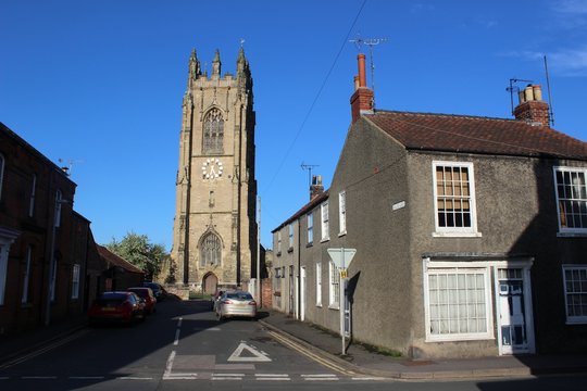 All Saints Church, Driffield, from Church Lane.