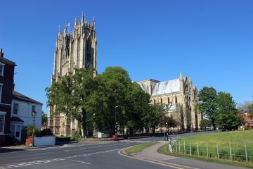 Beverley Minster from the south west.