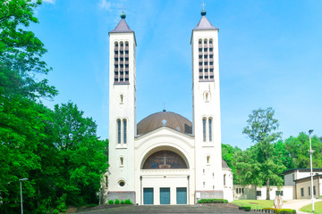 Fototapeta premium Cenakel church in Heilig Landstichting