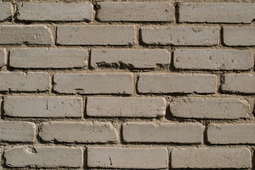 old brick wall with sunlight