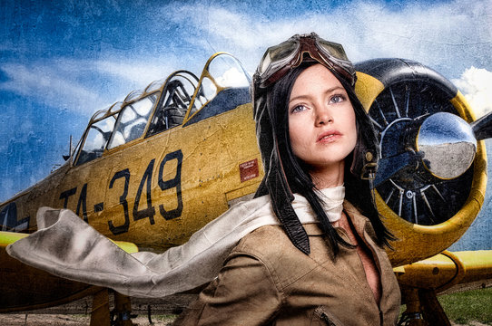 The Aviator:  Tribute to Female WWII Pilots