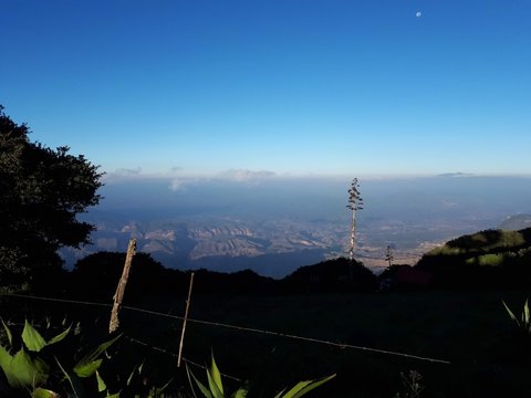 vista del semidesierto desde 4 palos Qro Mex
