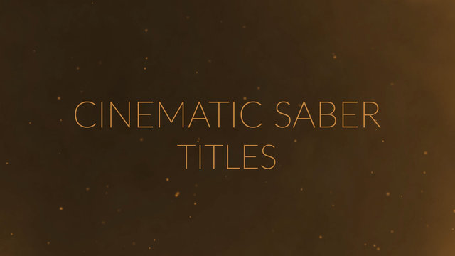 Cinematic Saber Titles