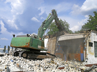 Fototapeta premium excavator