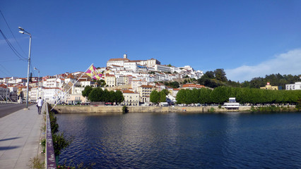 Fototapeta na wymiar Coimbra, city of Portugal, Its historical buildings were classified as a World Heritage site by UNESCO 