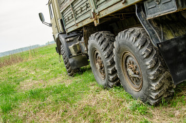 Close up of a Military Truck