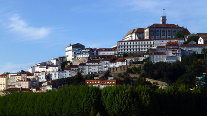 Fototapeta na wymiar Coimbra, city of Portugal, Its historical buildings were classified as a World Heritage site by UNESCO 