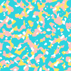 seamless abstract bio pattern. organic forms and pastel colors