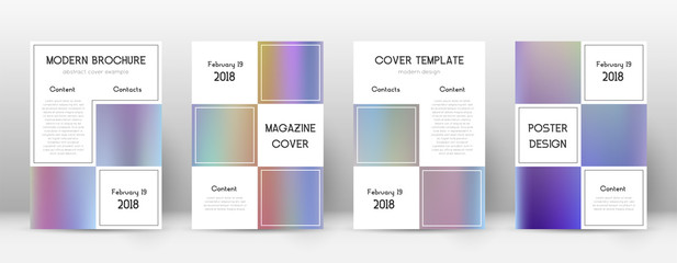 Flyer layout. Business classic template 