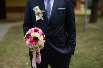 Romantic wedding bouquet