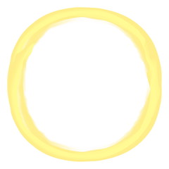 circle yellow colors with watercolor art line for background, yellow circle empty frame of water color, banner art circle frame mixed of multicolor, circle frame yellow watercolor banner blank