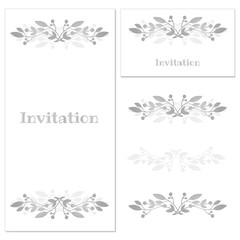 Fototapeta Invitation cards obraz