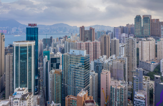 Cityscape of Hong Kong, China
