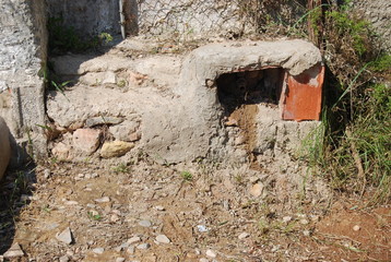 Old Water Deposit Pipe Tap