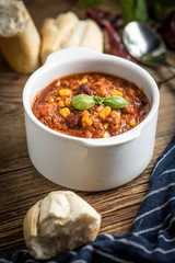 Mexican chili con carne.
