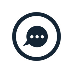 Chat icon, sms icon, comments icon, speech bubbles Icon 