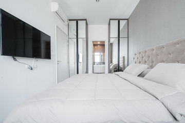 Urban Contemporary Modern Scandinavian Bedroom Interior Design.