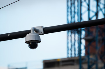 Fototapeta premium CCTV Security camera for home security isolated