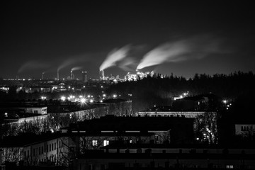 Zanieczyszczanie powietrza nocą